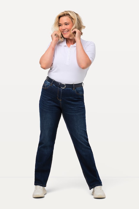 Jeans Mandy, gerade 5-Pocket-Form, Komfortbund, Stretch