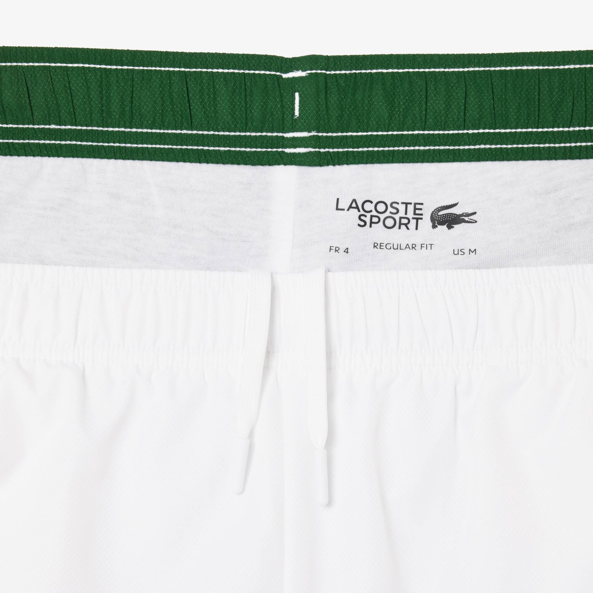 Tennis-Shorts mit Logostreifen Bermudas - Weiss - Lacoste - Herren