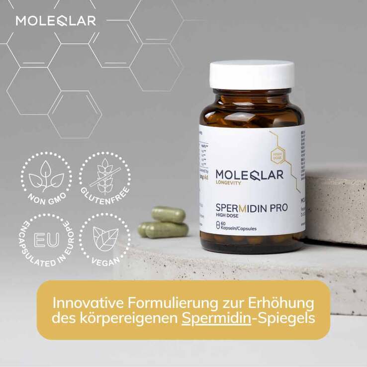 Moleqlar Longevity Spermidin pro Kapseln, 60 St