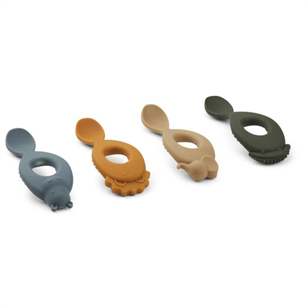 Liva Silikone Skeer Safari Blue Multi Mix 4-Pak