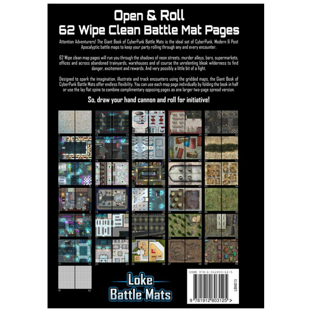 Giant Book of CyberPunk Battle Mats