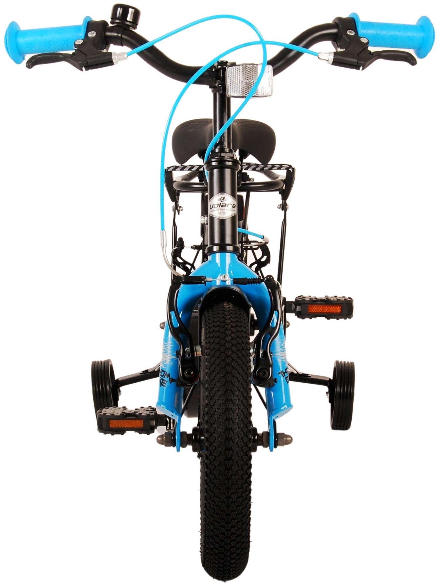 TPFSports Thombike Kinderfahrrad - Jungen - 12 Zoll - Rücktritt + Handbremse - Schwarz/Gelb