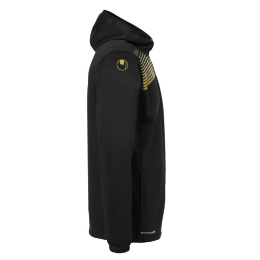 Jaqueta com capuz Liga 2.0 preta/dourada Uhlsport