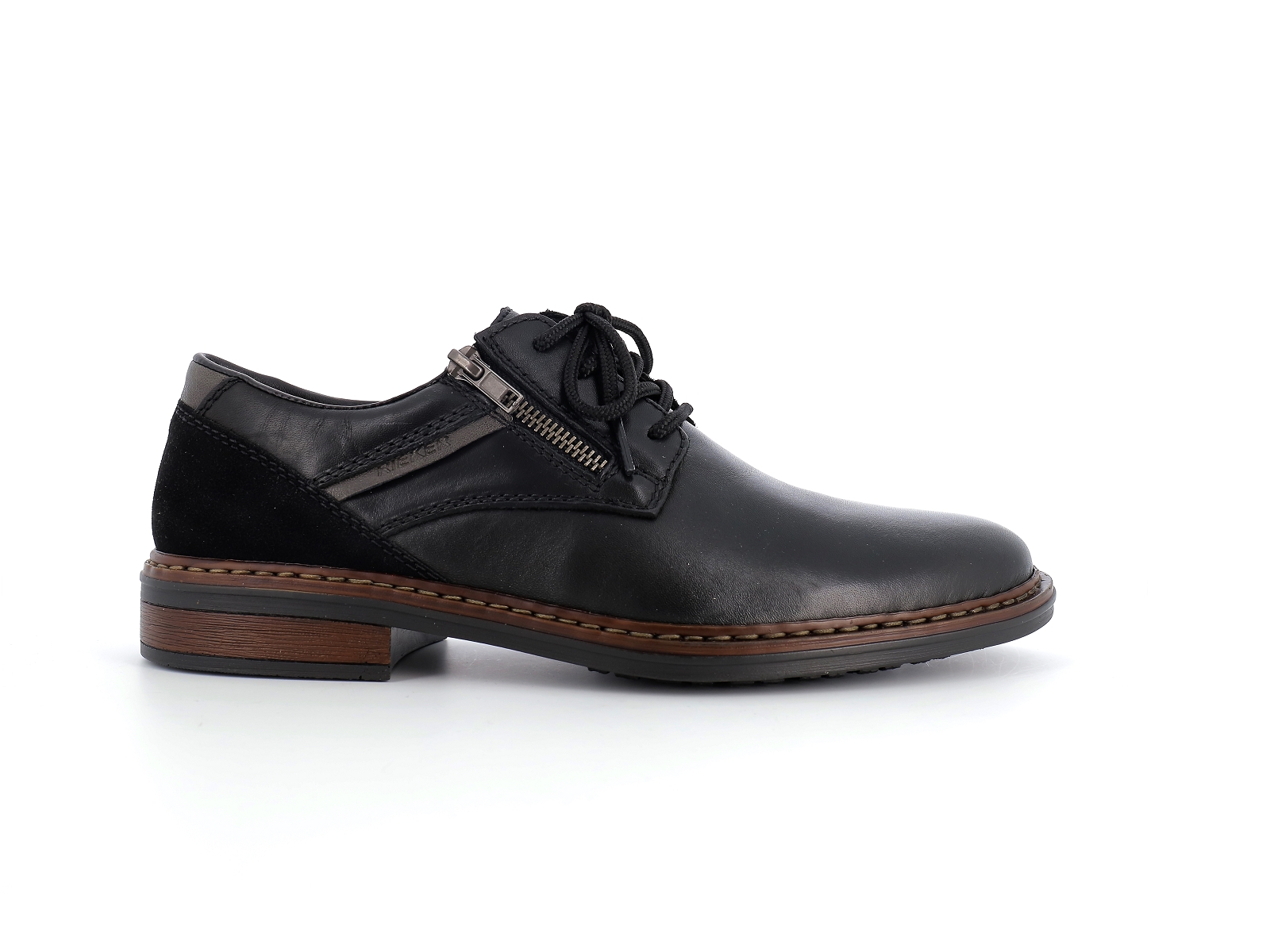 Rieker-17601 Cuir Noir
