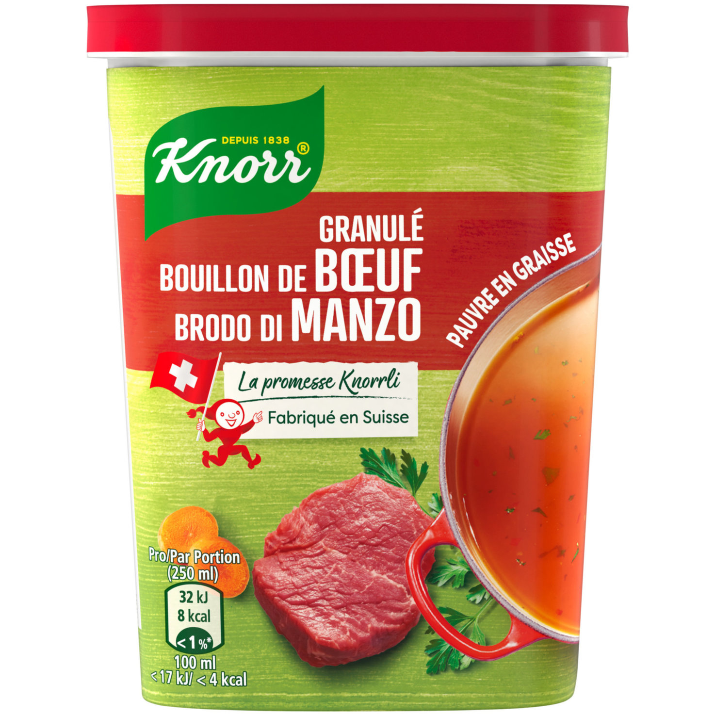 Knorr Rinds-Bouillon Granulat fettfrei