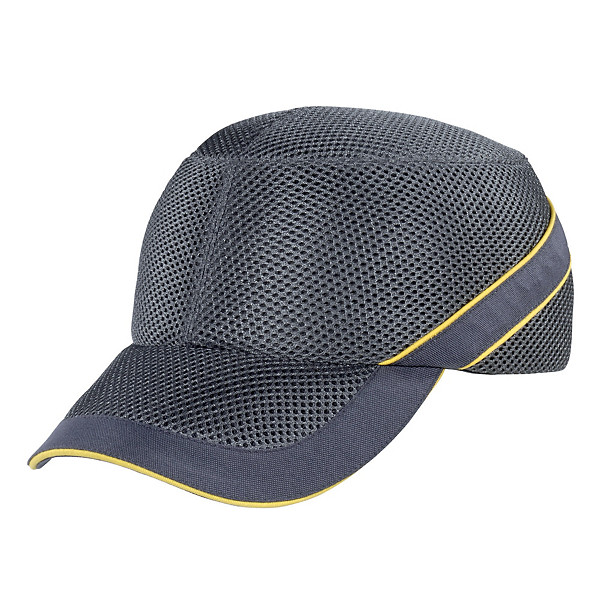 Casquette anti-heurt type base ball Aircoltan Delta Plus, gris clair / gris foncé, taille unique réglable
