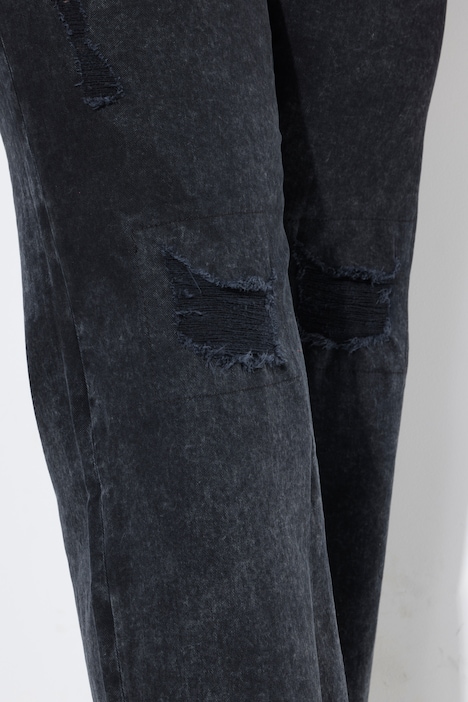 Jeans, weites Bein, Destroy-Effekte, 5-Pocket