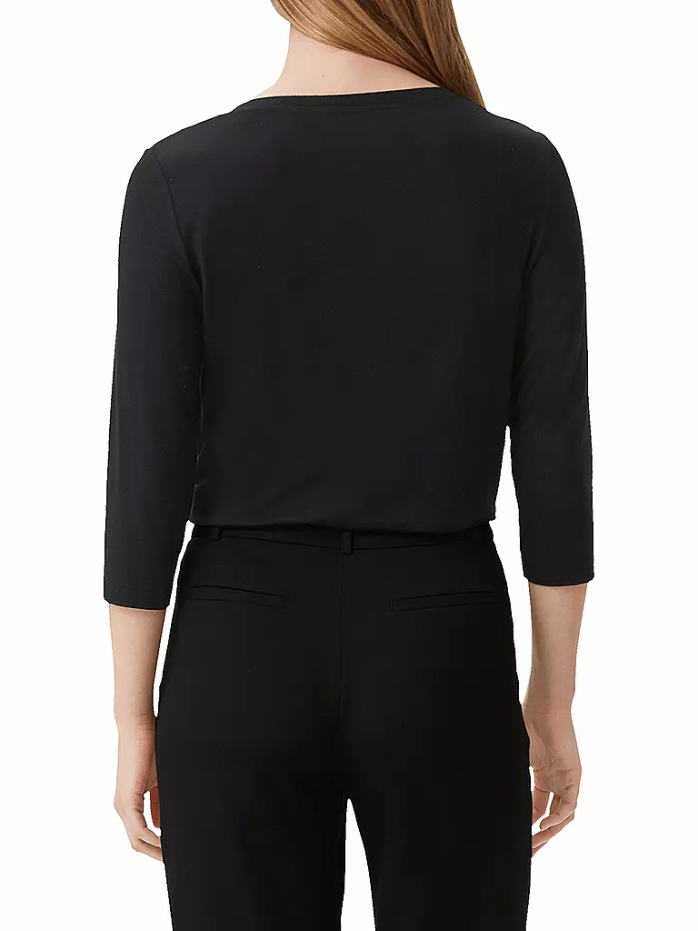 COMMA Langarmshirt  schwarz