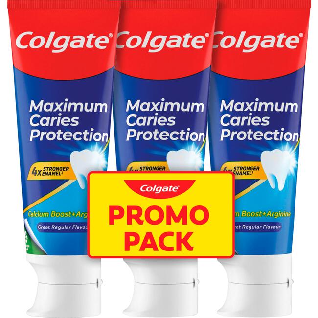 Colgate Caries Protection Tandpasta Voordeelverpakking 3 x 75 ML