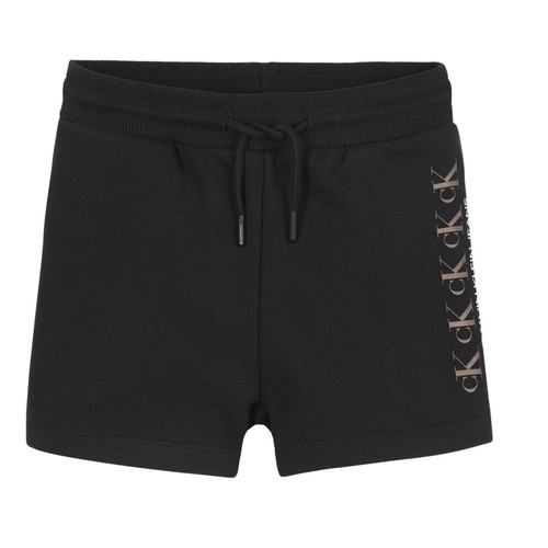 Calvin Klein Jeans - CK REPEAT FOIL KNIT SHORTS - Noir