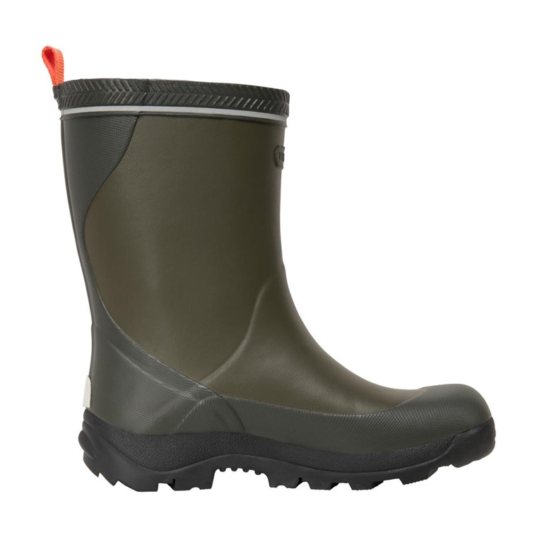 Viking Storm Boots Kids Hunting Green/Burnt Orange