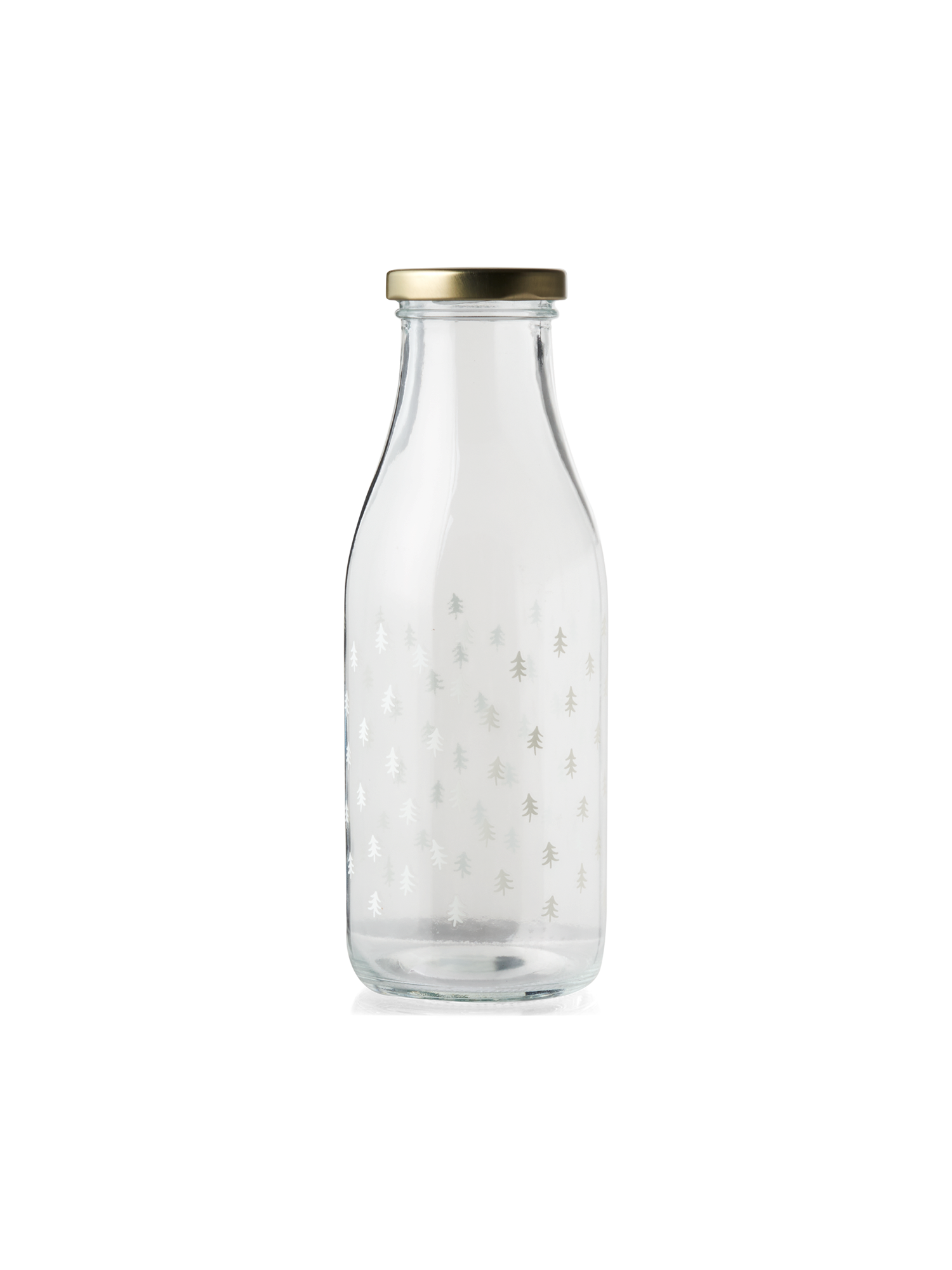 Mælkeflaske 500 ml | Glas/jern. 500 ml. | Clear