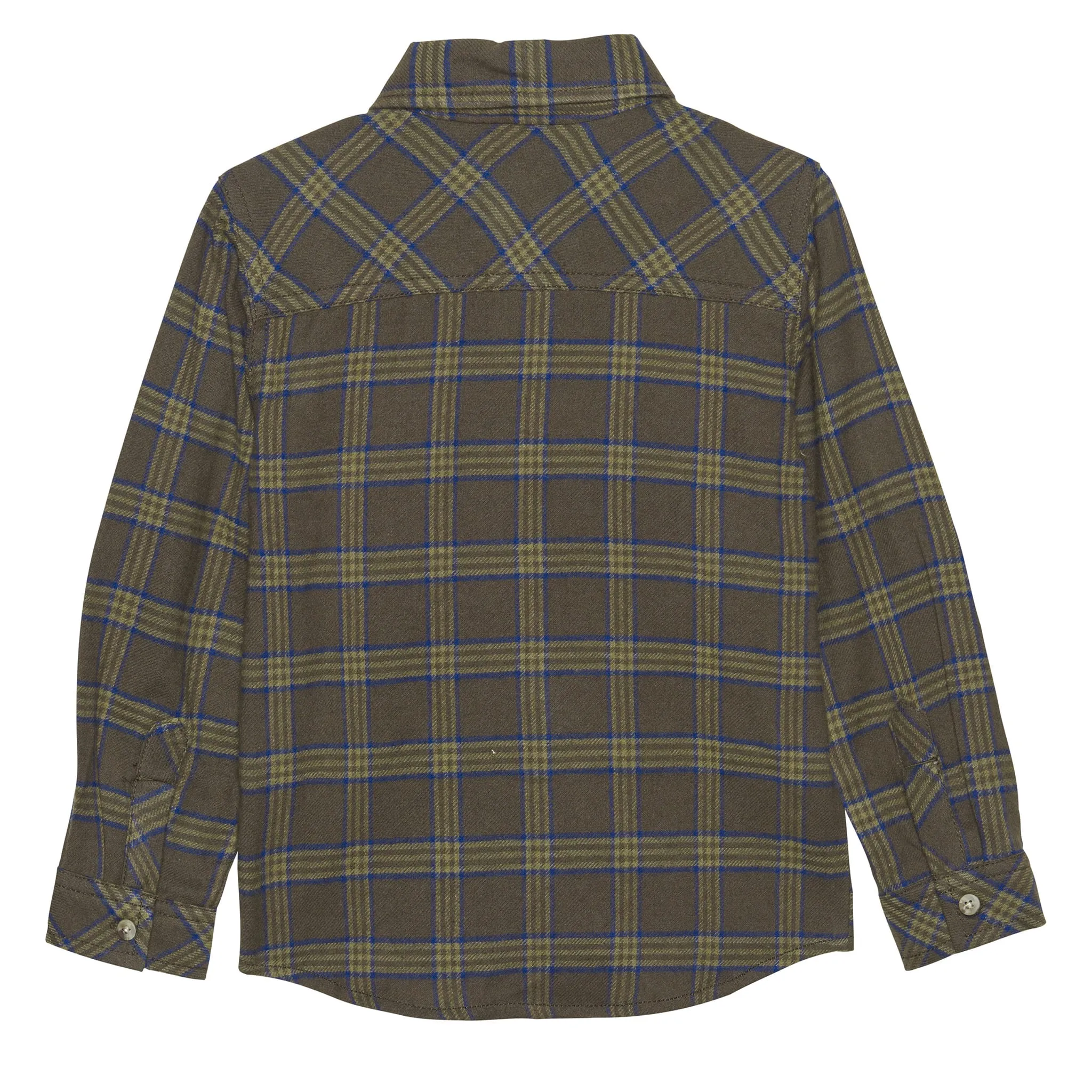 Minymo Chemise Carreaux Olive 3-8ans