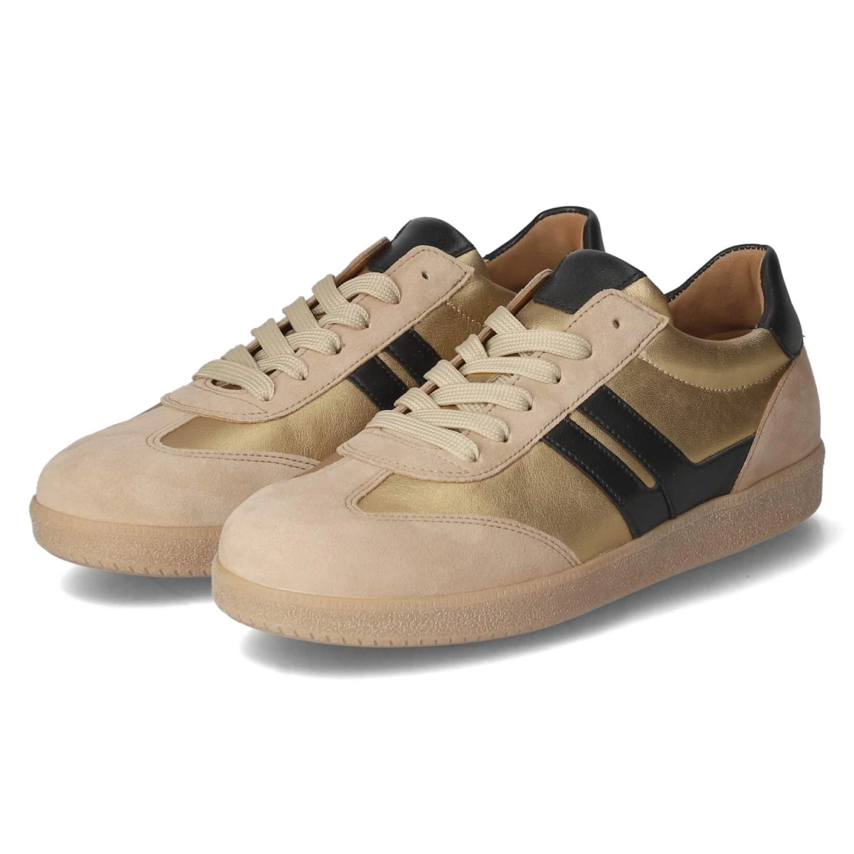 GaborLow Sneaker - caramel/gold/schw.