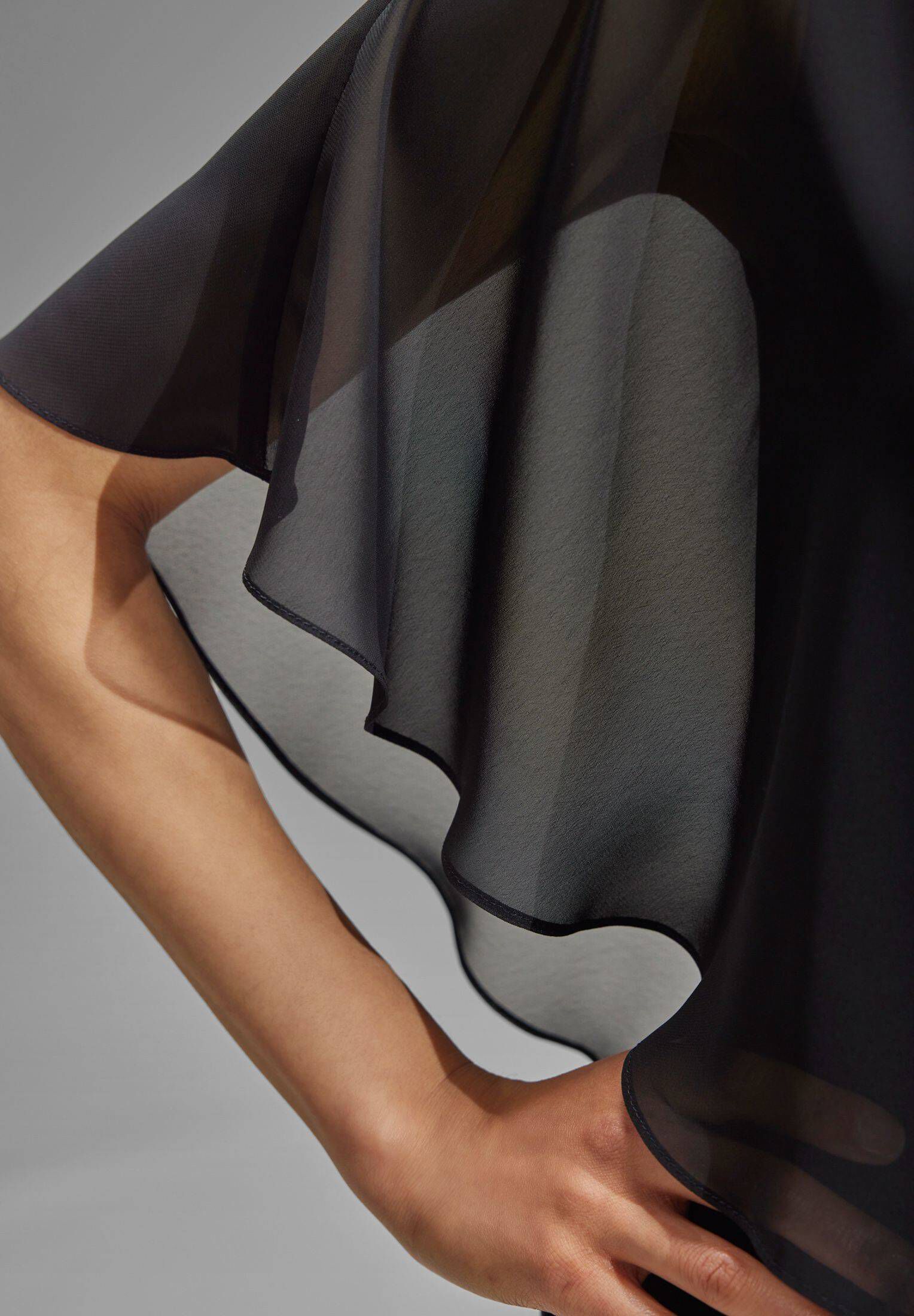 Swing| Damen Jumpsuit mit asymmetrischem Überwurf