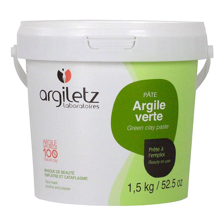 Pâte argile verte 1,5kg