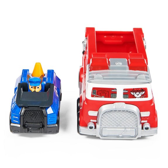 Camion de Pompiers et véhicule Chase True Metal La Pat'Patrouille