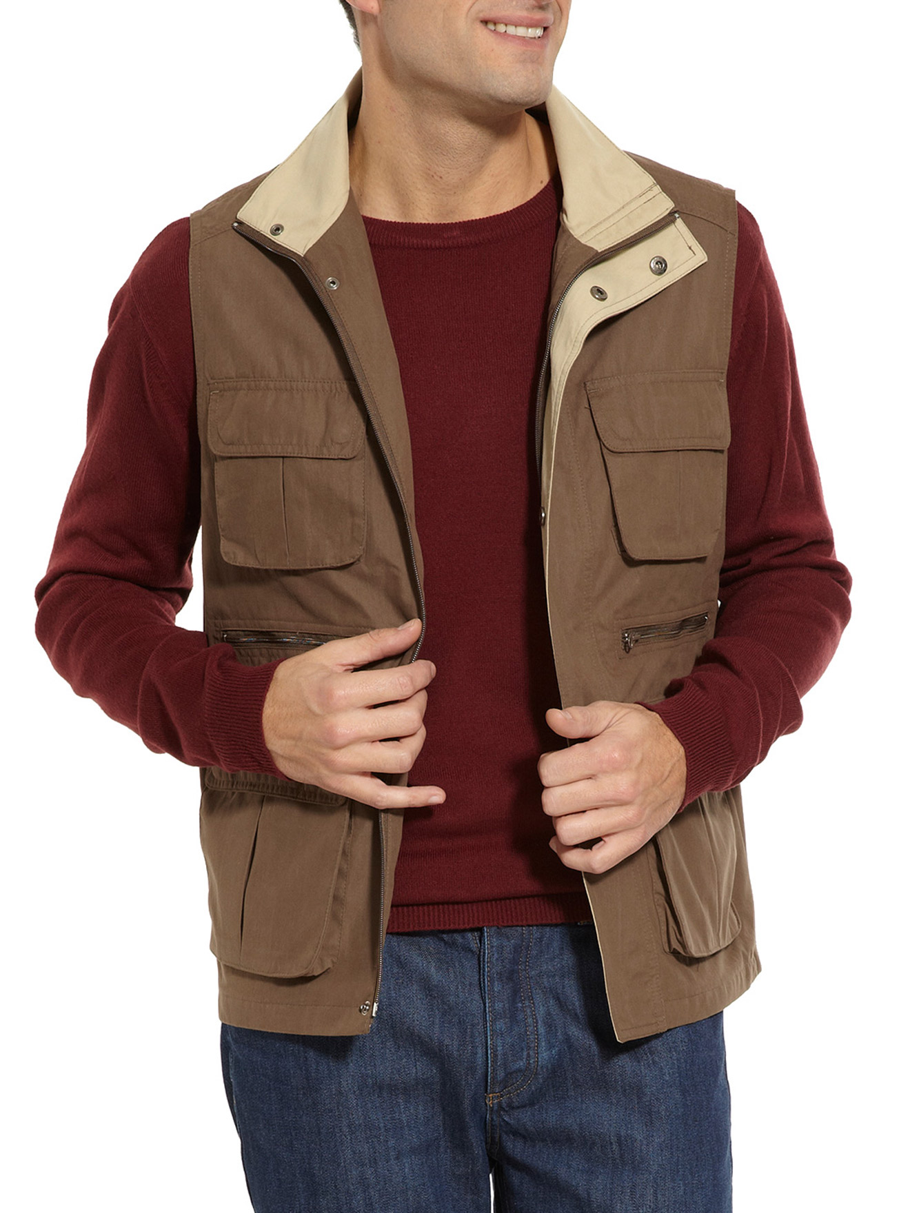 Blouson sans manches multipoches
