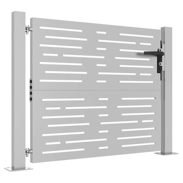 vidaXL Hageport 105x80 cm cortenstål firkantet design