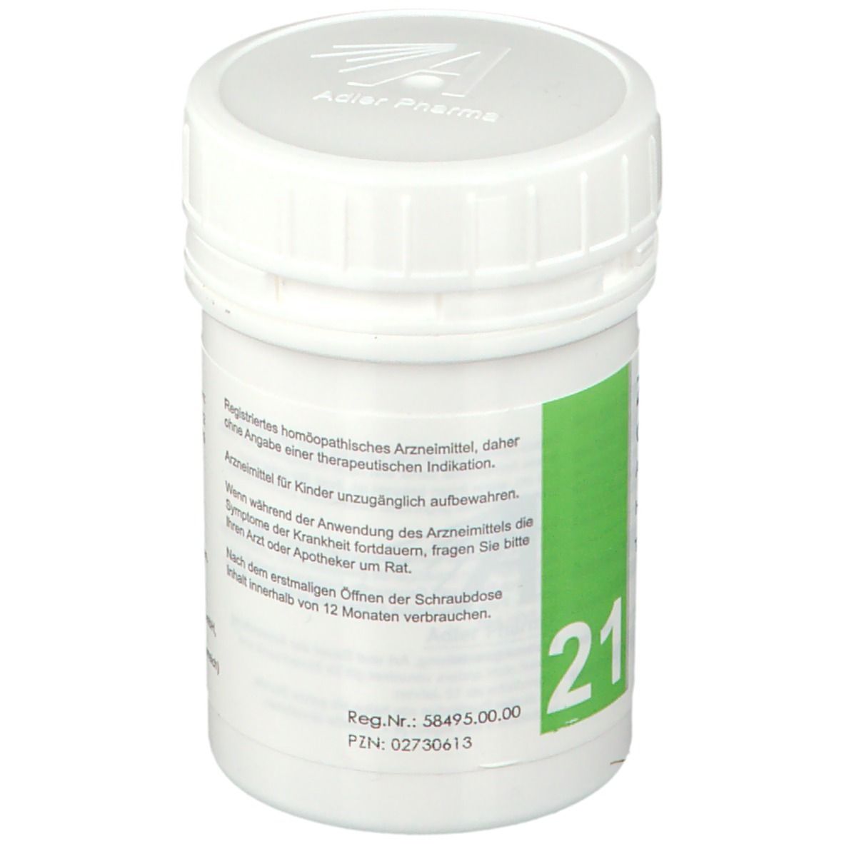 Adler Pharma Zincum chloratum D12 Biochemie nach Dr. Schüßler Nr. 21