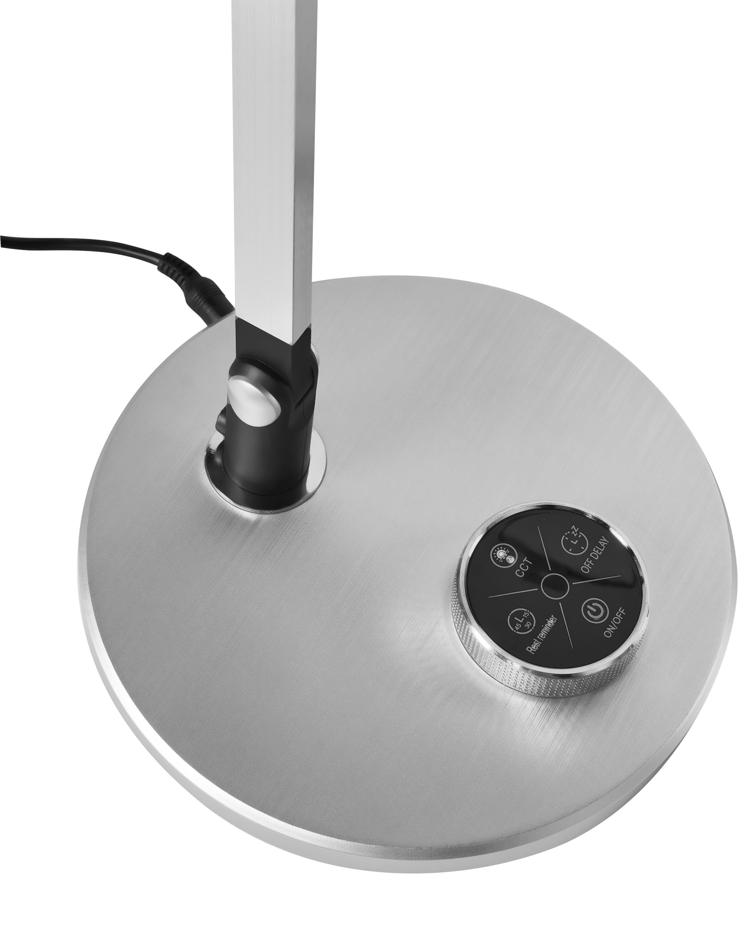 LED bureaulamp HYDRUS met dimmer Zilver