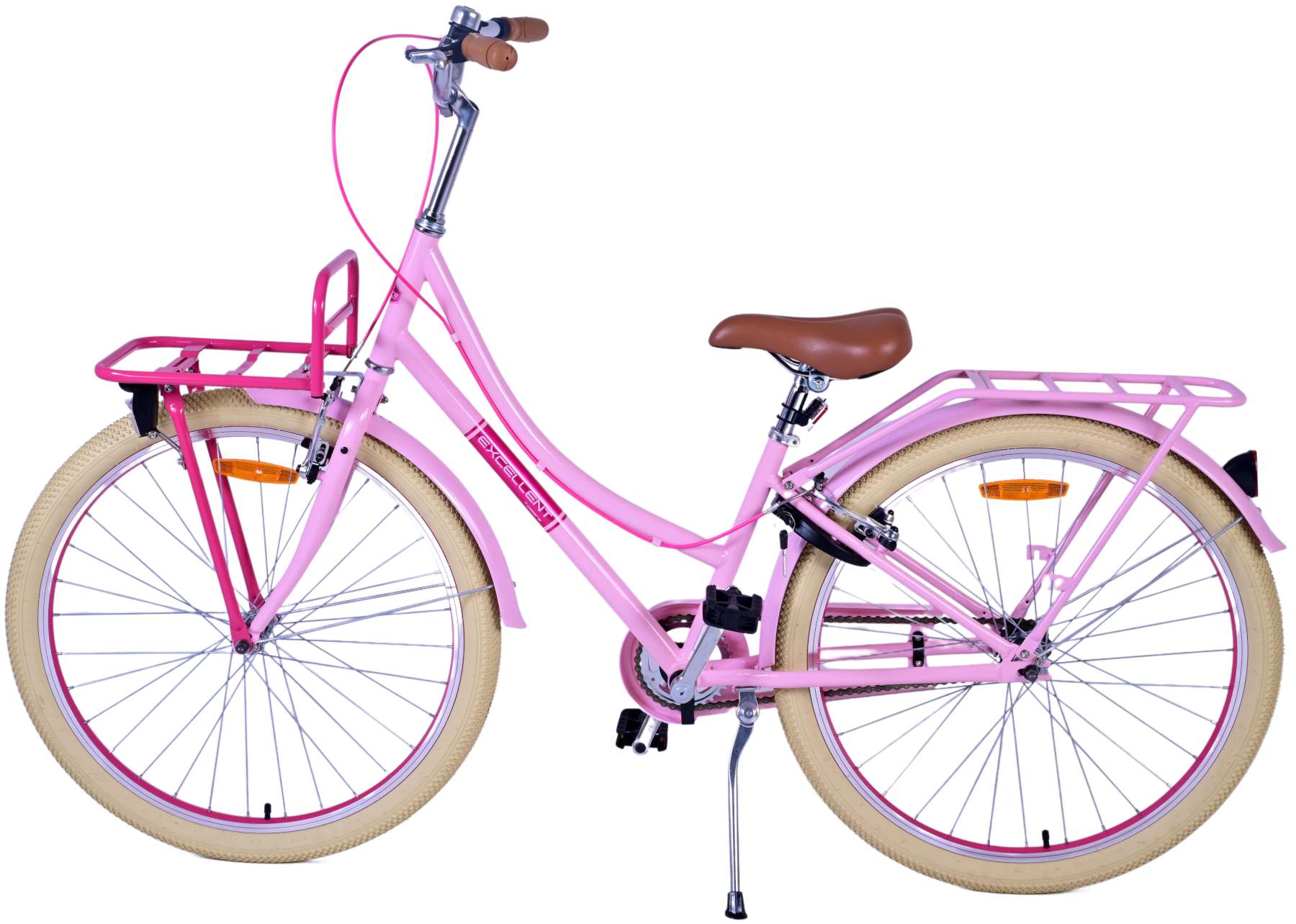 TPFSports Excellent Kinderfahrrad - Mädchen - 26 Zoll - Rücktritt + Handbremse - Grün
