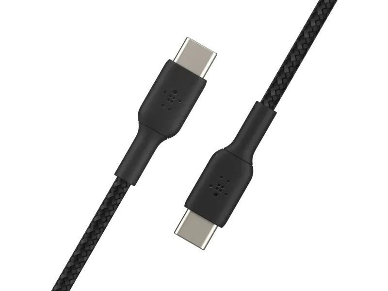 Belkin BoostCharge - USB-kabel - 24 pin USB-C (han) til 24 pin USB-C (han) - 1 m - sort
