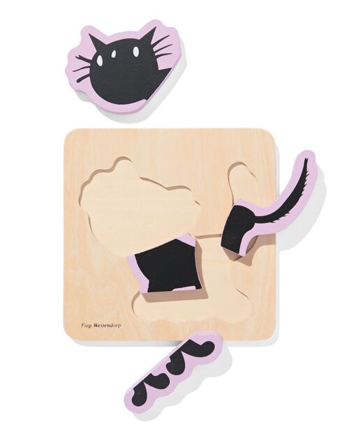 Puzzle en bois de 14 cm Siepie