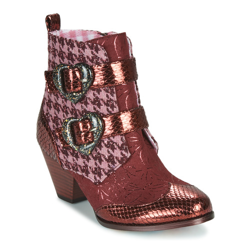 Irregular Choice - TOO HEARTS - Bordeaux