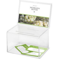Urne promotionnelle, en acrylique, transparent