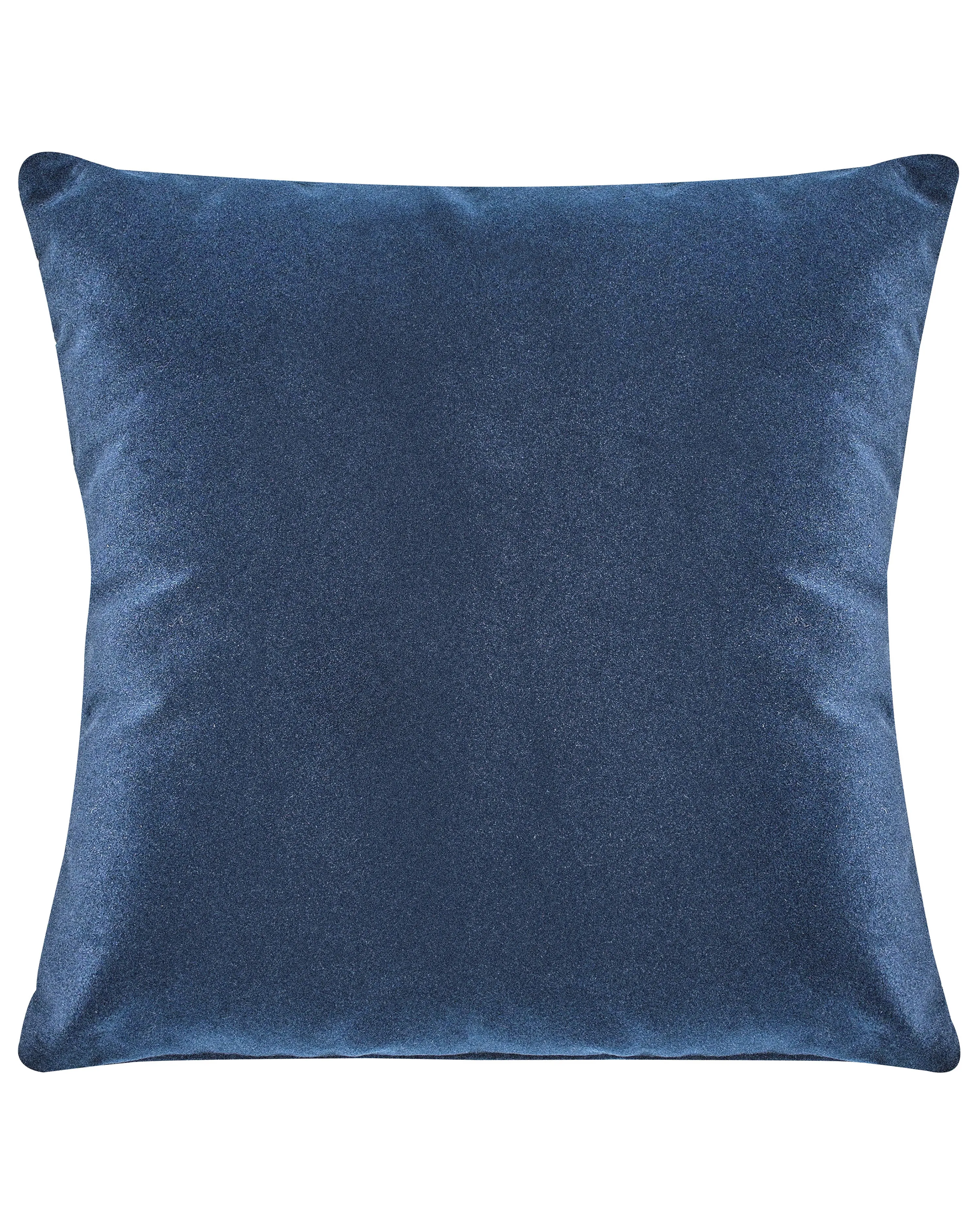 Fauteuil LUVOS Fluweel Donkerblauw