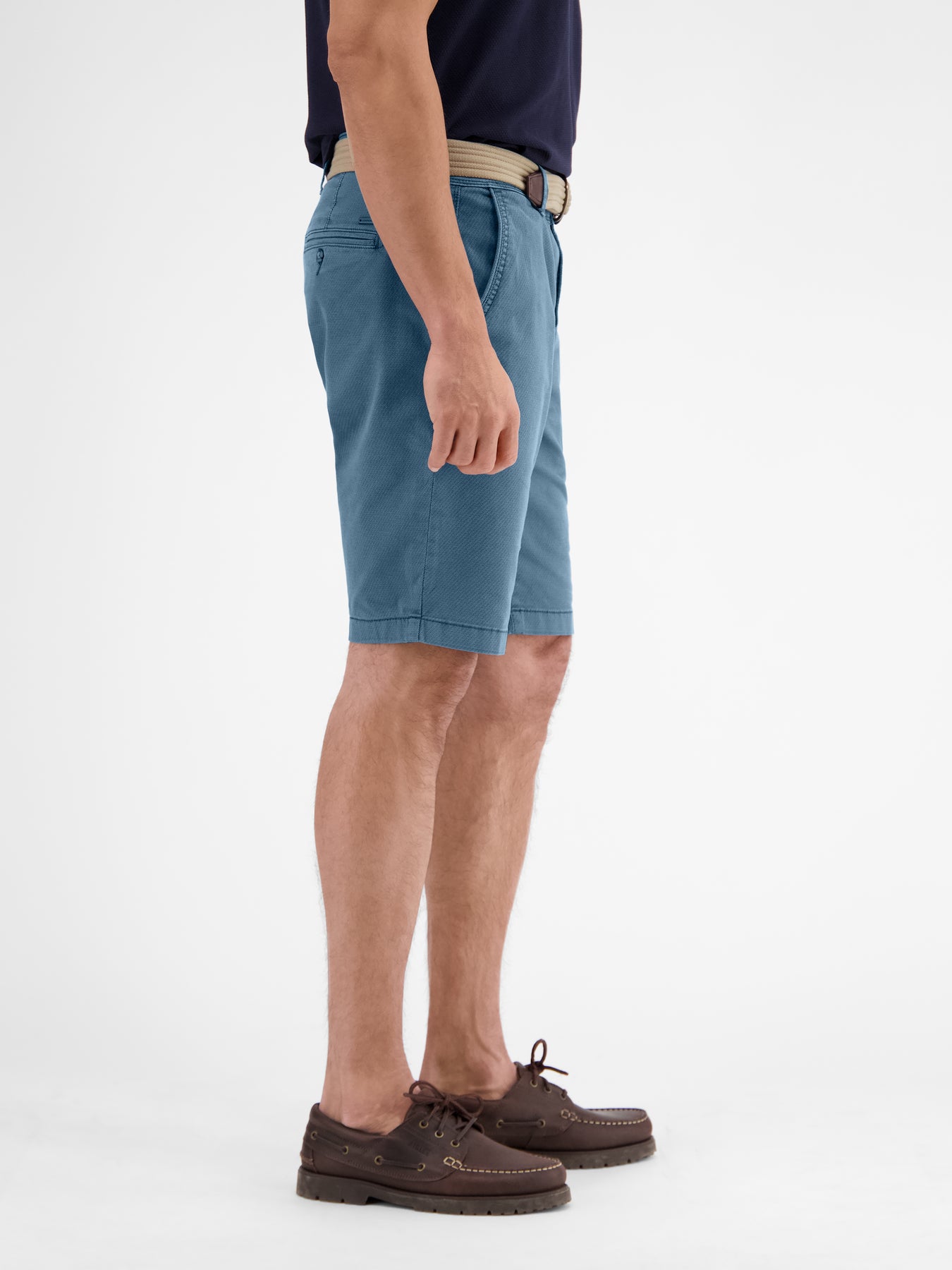Chino-Bermuda mit Gürtel