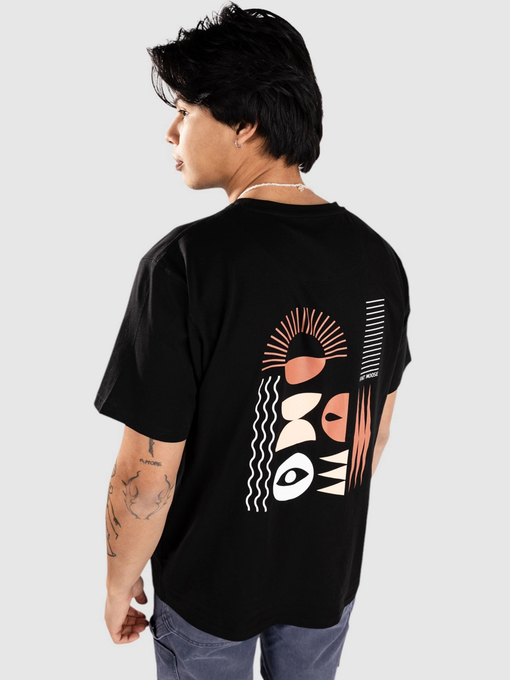 Fat Moose Noe T-Shirt black