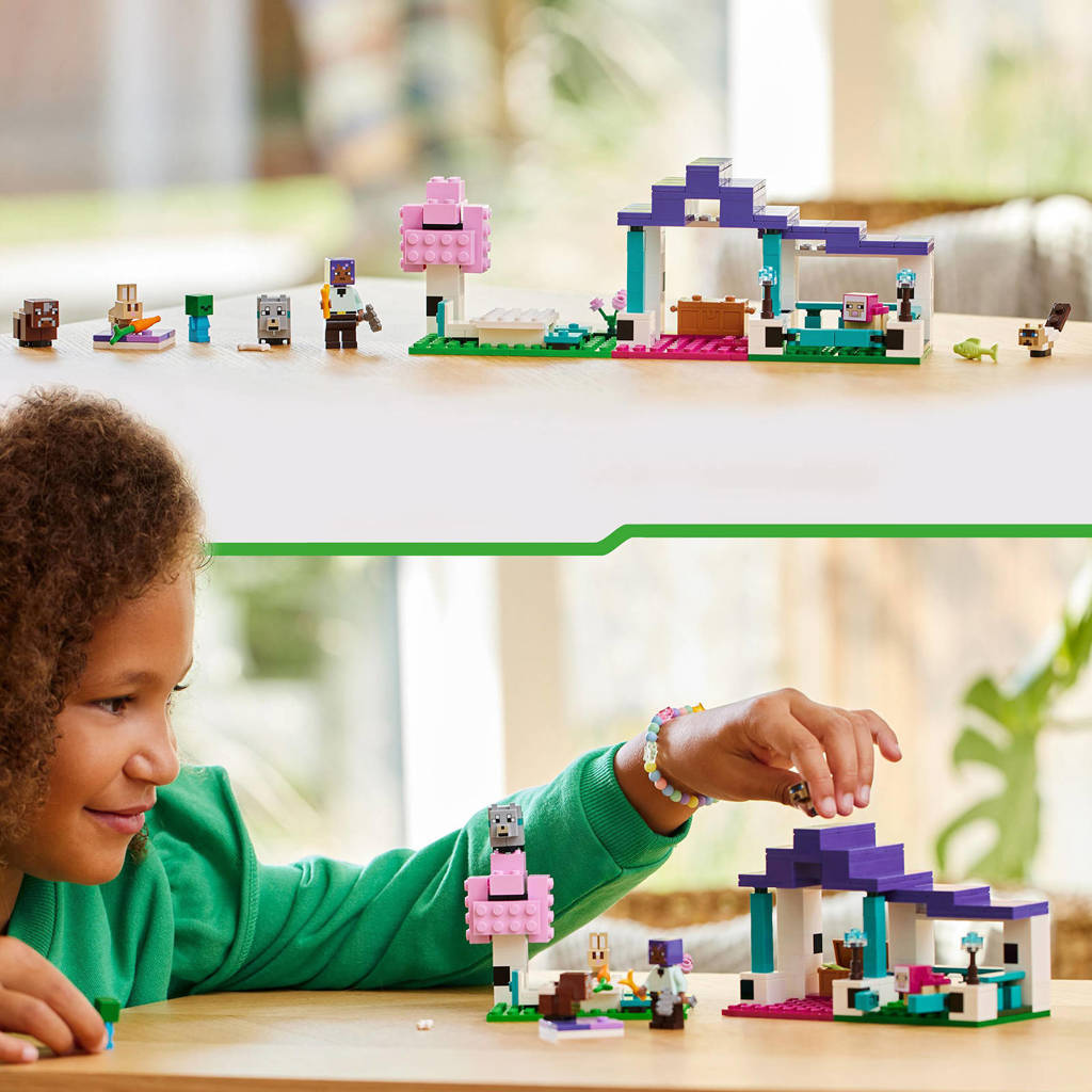 Geweldige Lego set voor meisje die van dieren houdDe dierenopvang Actie Speelgoed uit de Game 21253