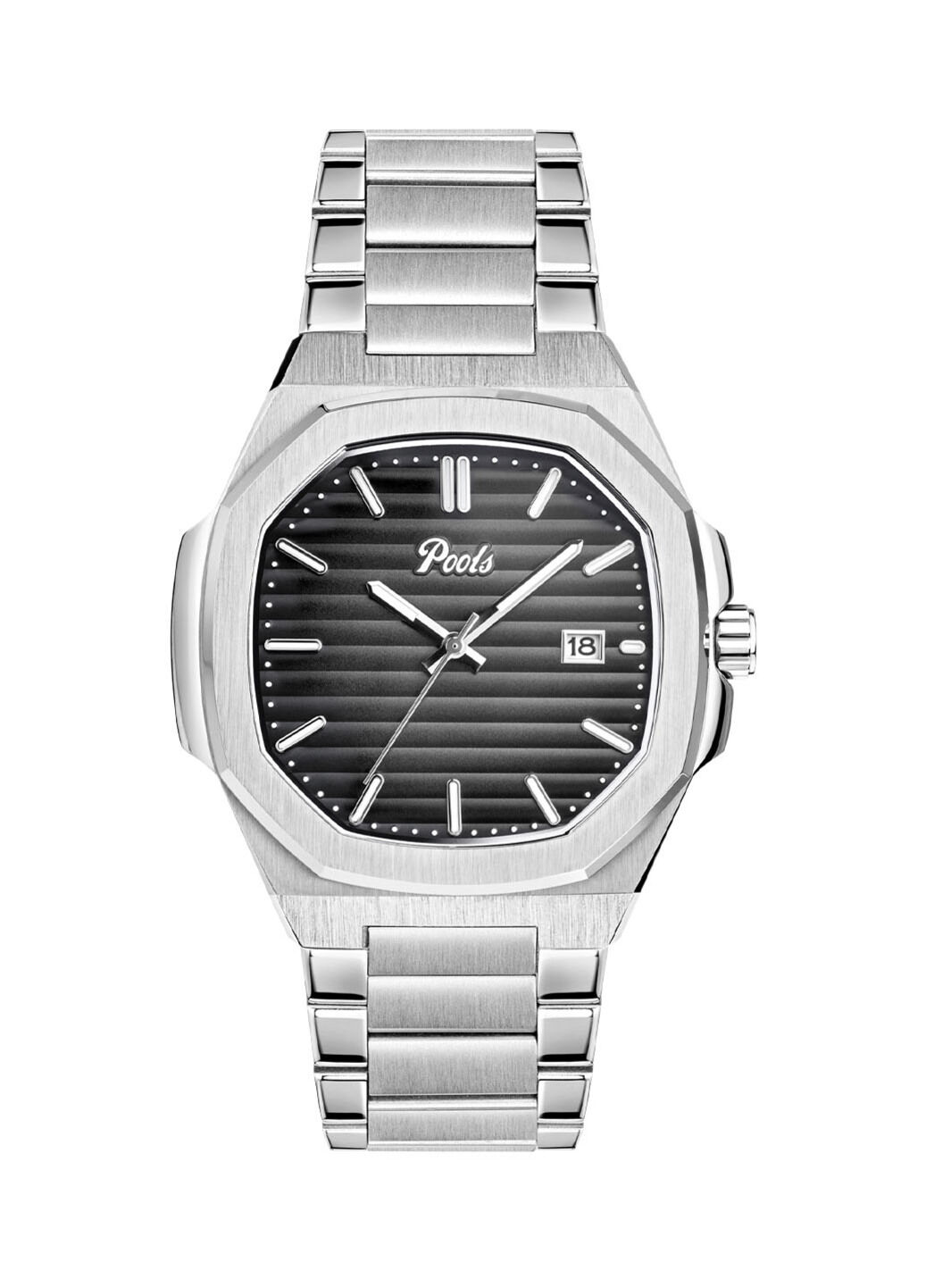 Quartz-Herrenuhr aus Edelstahl
