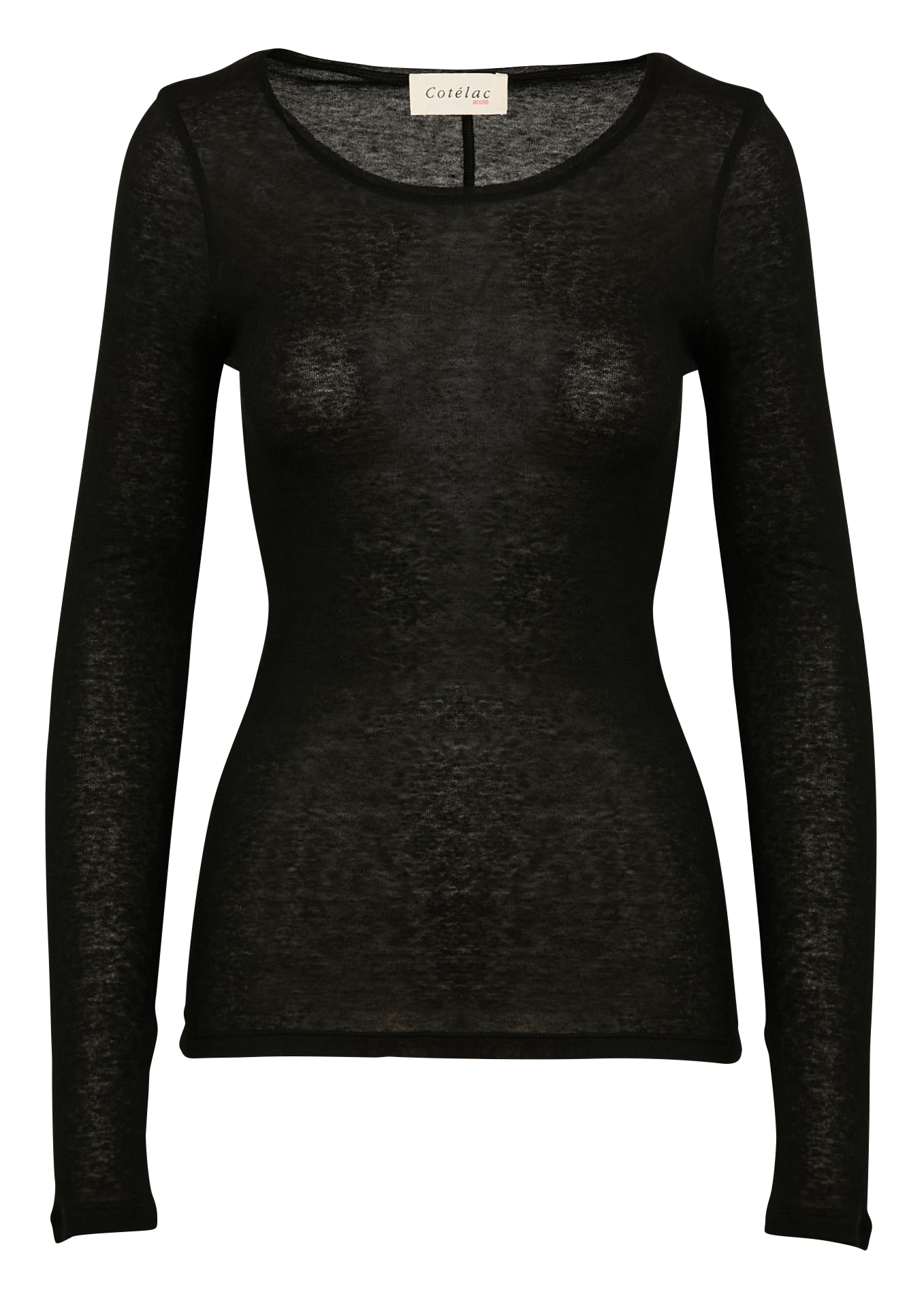 LIVIO - Tee-shirt col rond ajusté | Noir