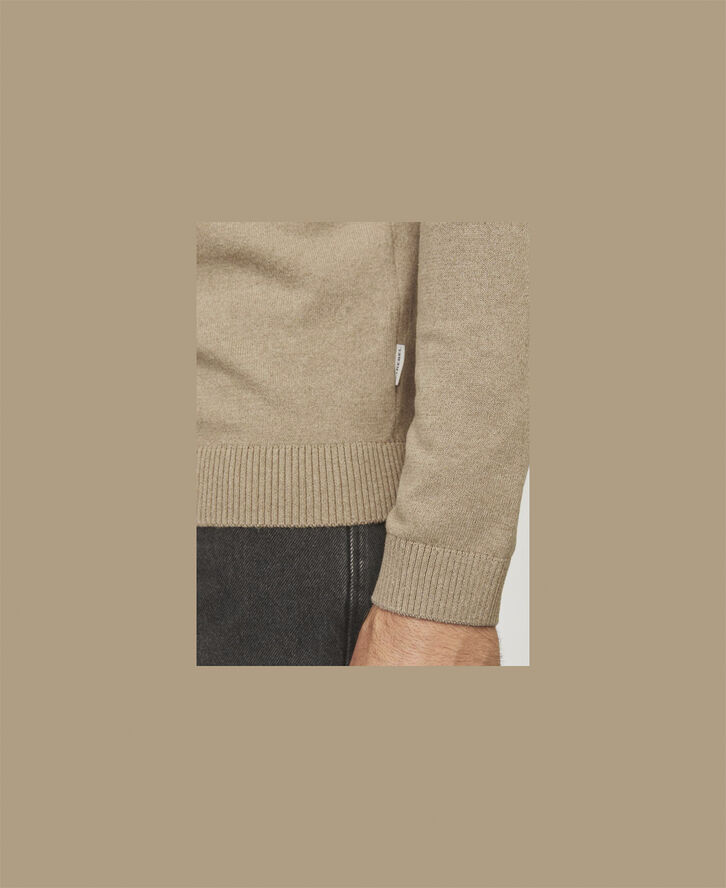 JJ-REBEL JREBCALLUM KNIT CREW NECK NOOS Crockery