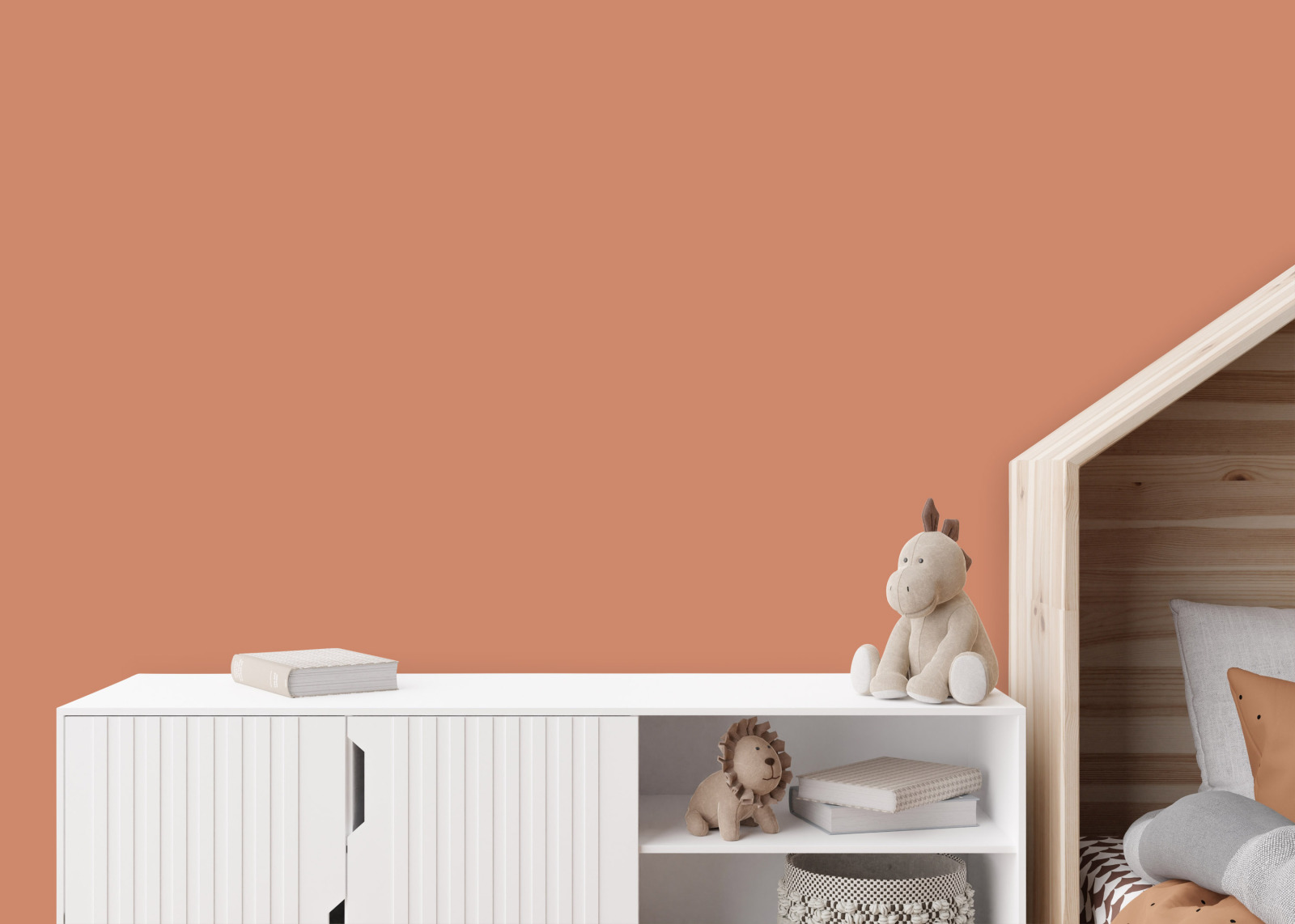 The Color Kitchen Wandfarbe Ruddy Rosehip - orange matt - 2,5 Liter