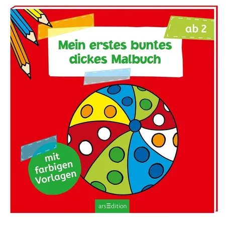 ars Edition Mein erstes buntes dickes Malbuch