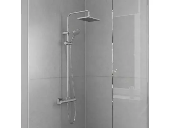Colonne de douche thermostatique HANSGROHE Vernis Shape 230 chromé