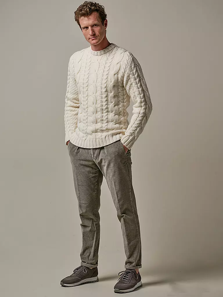 PROFUOMO Pullover creme