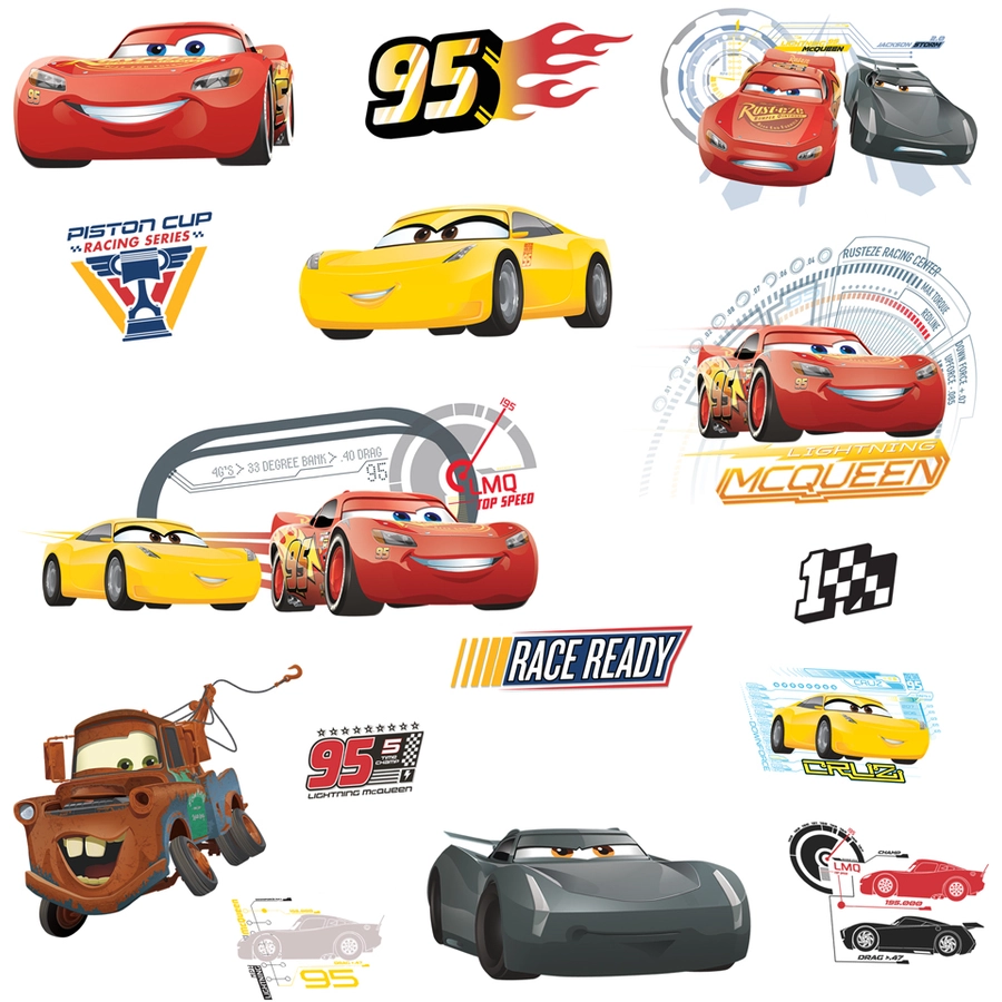 Room Mates  Cars 3 Mehrfarbig