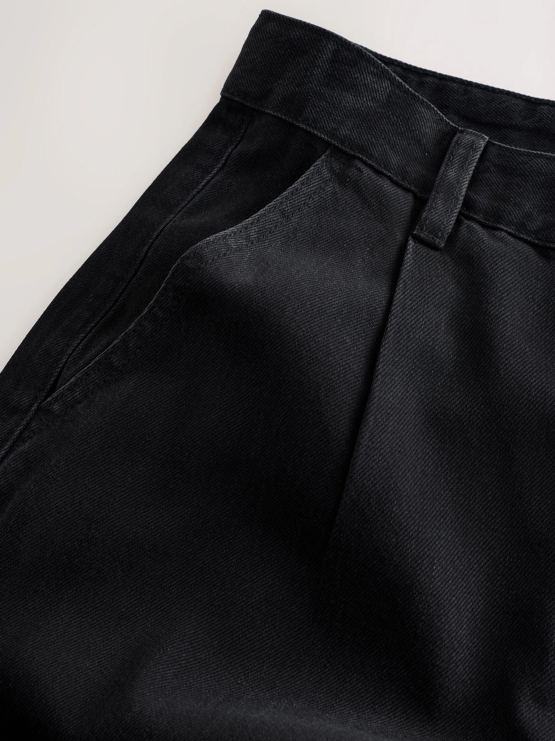Zwart - N. Premium Palazzo-jeans met wijde pijpen