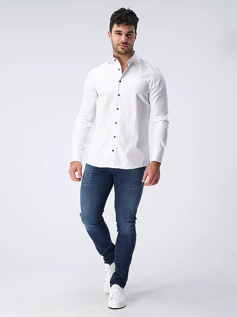 STENSTRÖMS Hemd Slim Fit weiss