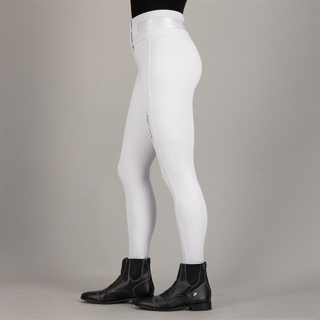 Rijbroek euro-star ESAthletic Luxe Full Grip Wit