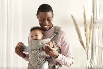 BabyBjörn Move Bæresele 3D Mesh, Grey Beige