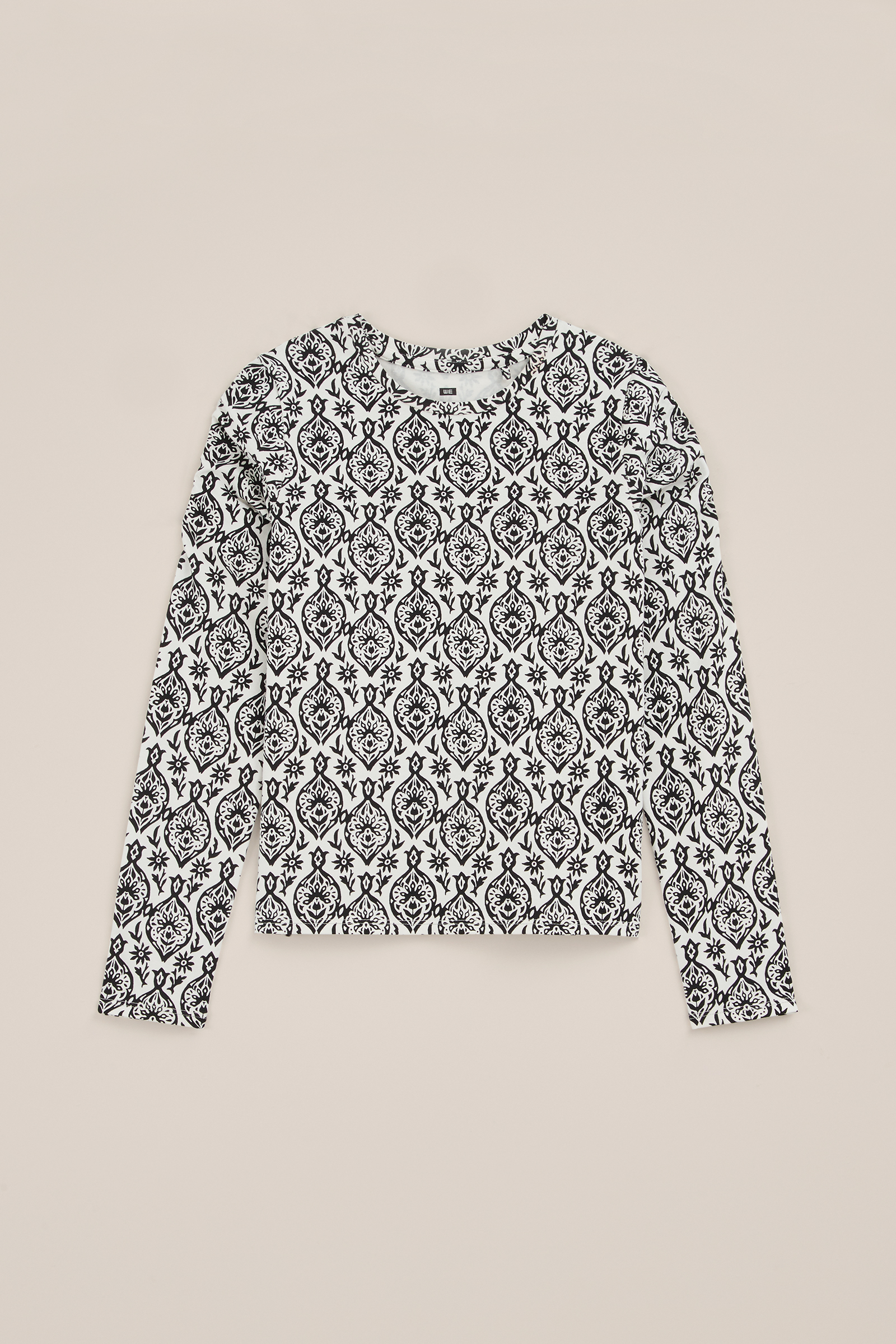 Meisjes T-shirt met dessin WE Fashion Zwart