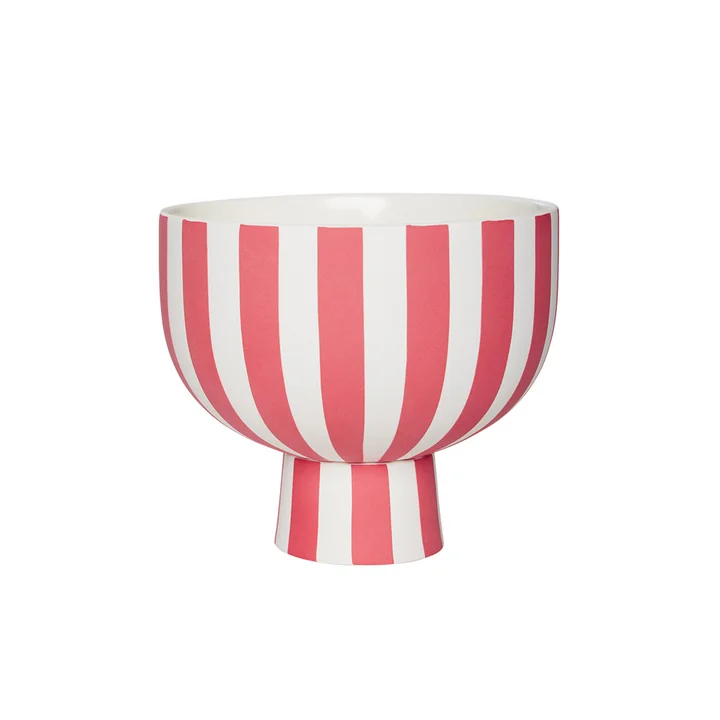 OYOY - Toppu Schale, Ø 15 x H 13 cm, cherry red
