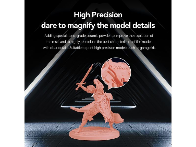 Creality Resin LCD Modellbau, 1000 g, Mattorange High Fidelity Modell-Harz