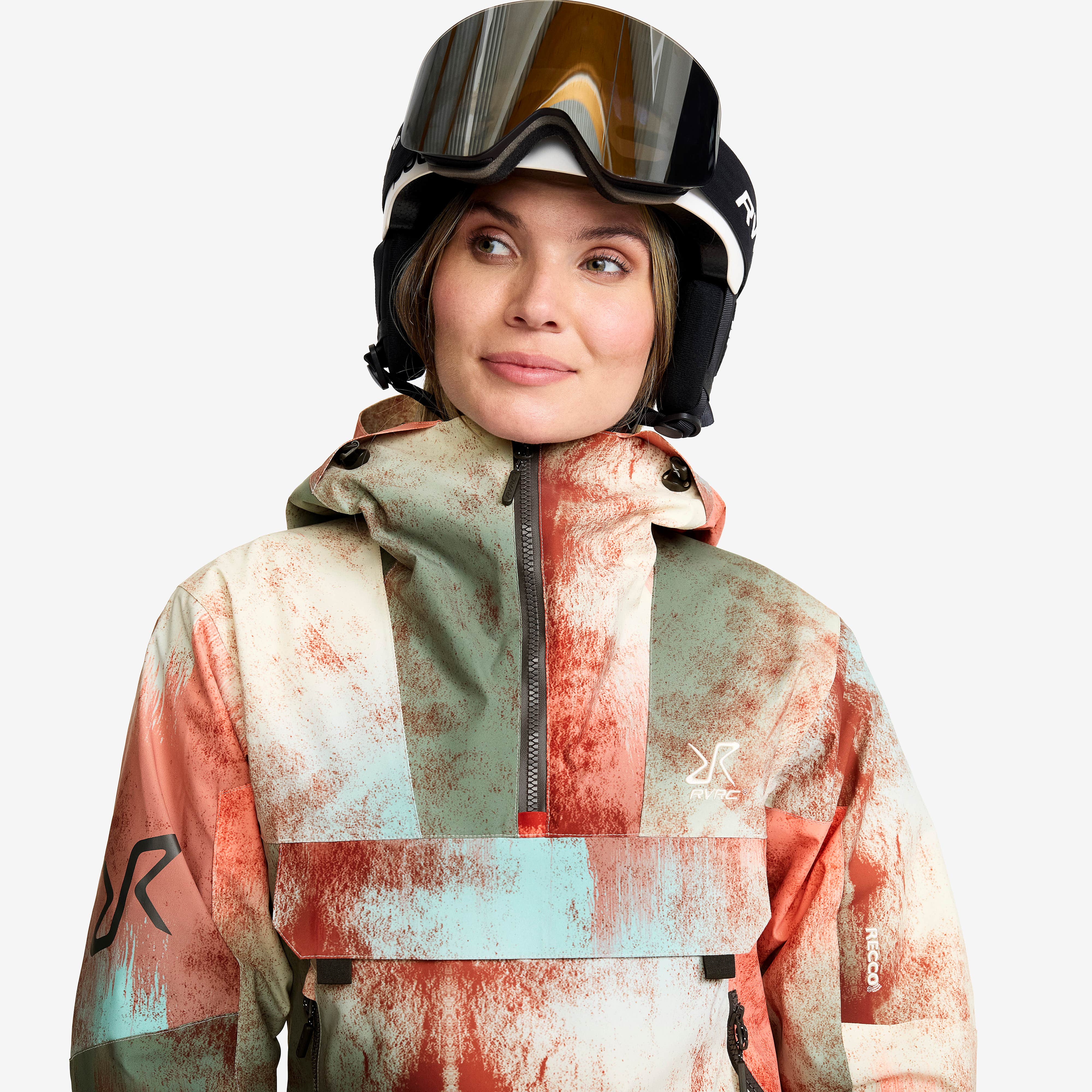 Halo 2L Insulated Ski Anorak Dame Bruschetta/Dusty Green